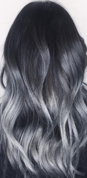 Zwart haar met grijze highlights zwart-haar-met-grijze-highlights-50_14