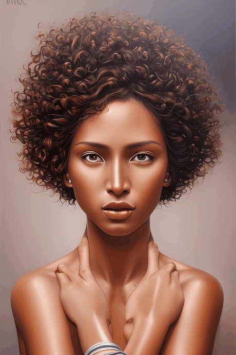 Afro kapsel kort vrouw afro-kapsel-kort-vrouw-38_2-10