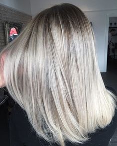 Blond met grijs haar