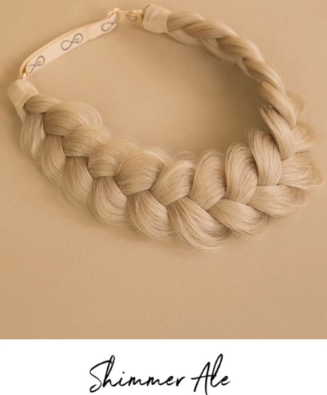 Gevlochten haarband echt haar gevlochten-haarband-echt-haar-49_4-13